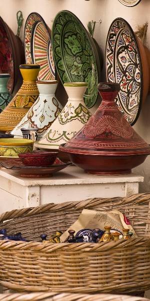 Traditional Moroccan tagine served fresh, symbolizing Moroccan hospitality and culture