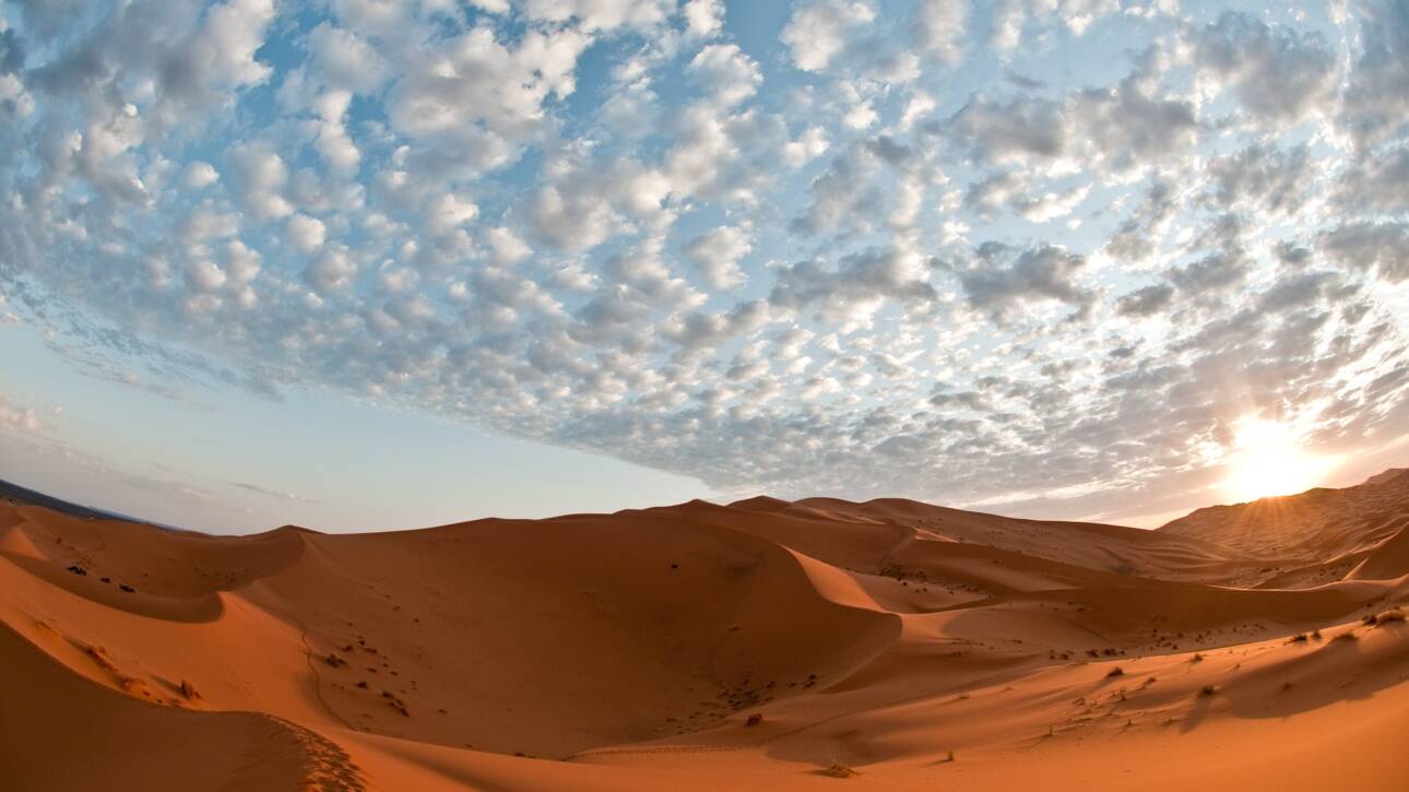Moroccan landscape on a campervan road trip